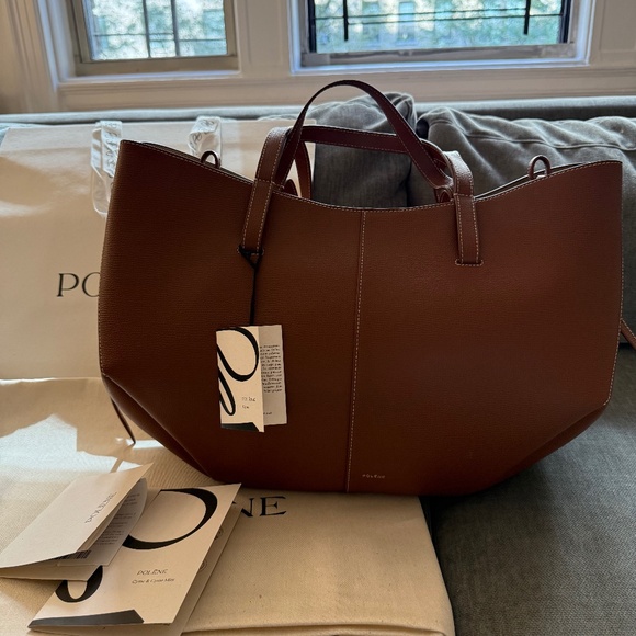 Polene Cyme in Textured Cognac - Picture 1 of 12